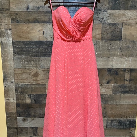 Allure Bridals Dresses & Skirts - Allures Bridal Bridesmaid Dress Coral Strapless 10